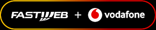 Logo fusione Fastweb + Vodafone