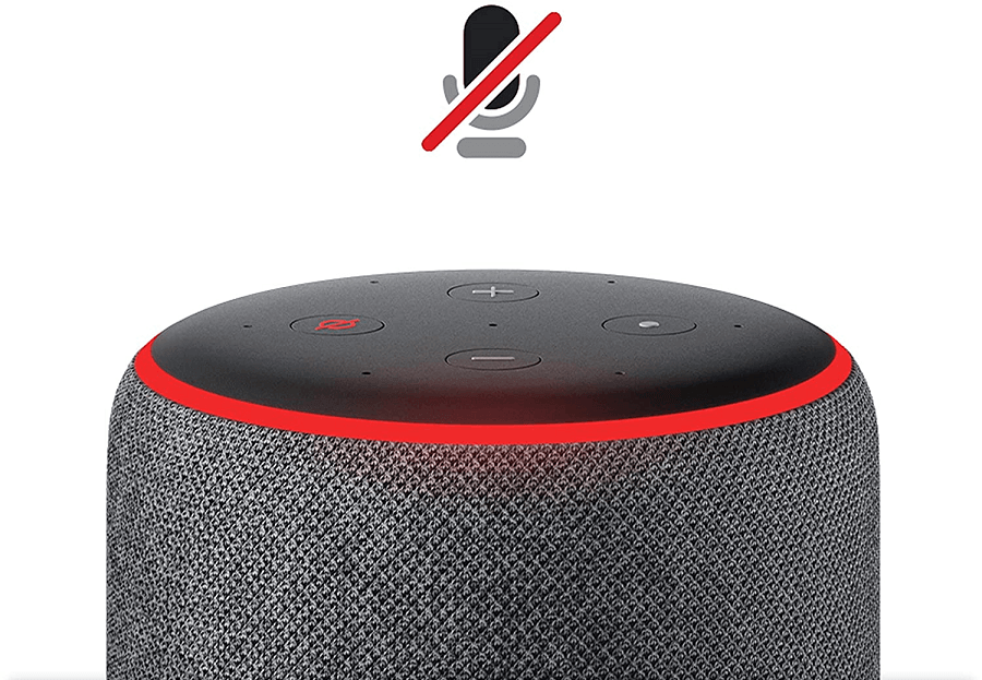 Puoi disattivare i microfoni del Nuovo Echo dai tasti superiori amazon-echo-off-mic