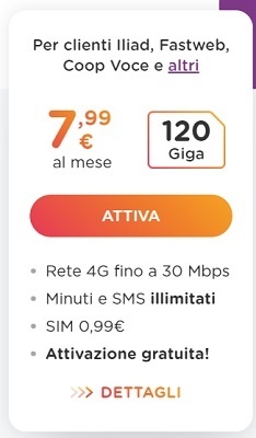 Attiva online l'Offerta Ho Mobile con Selectra Offerta_120_Giga_Ho_Mobile