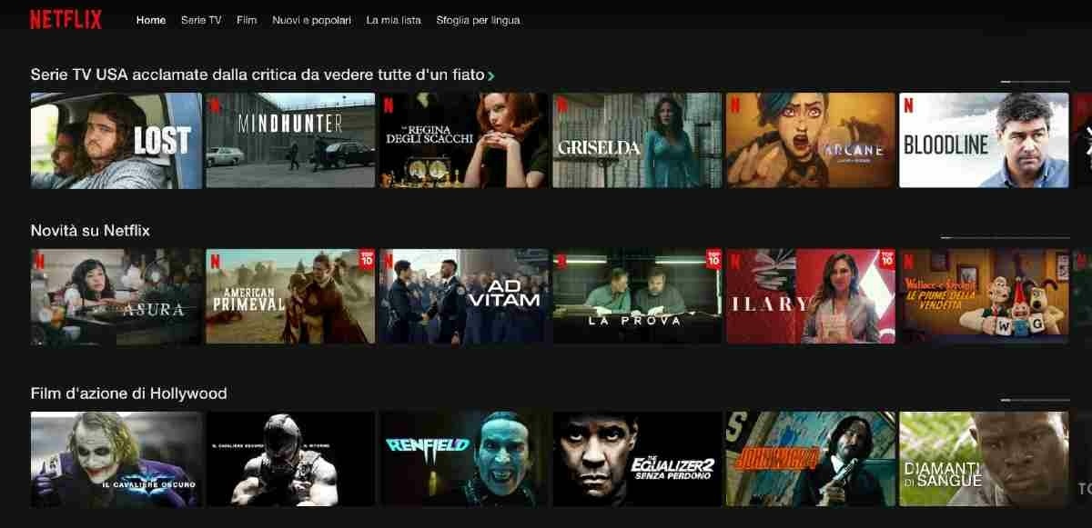 Il catalogo Netflix catalogo-netflix
