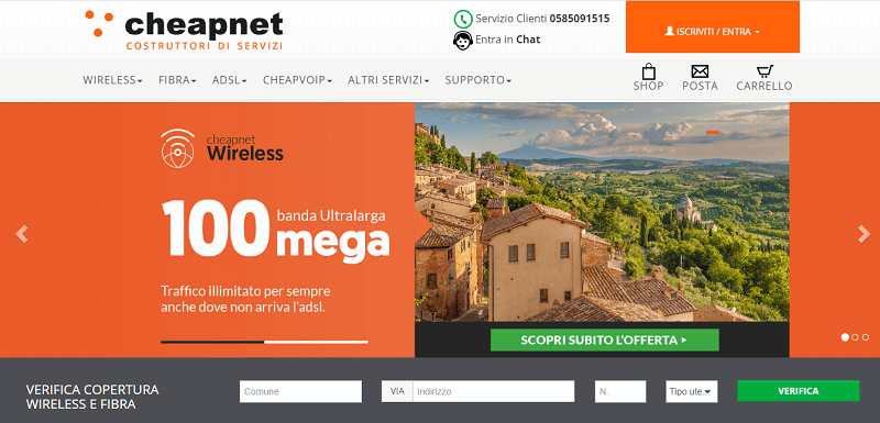 Cheapnet Verifica Copertura