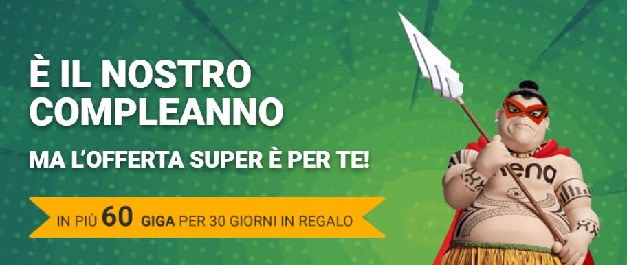 Kena Mobile 60 Giga in regalo Kena Mobile 60 Giga in regalo