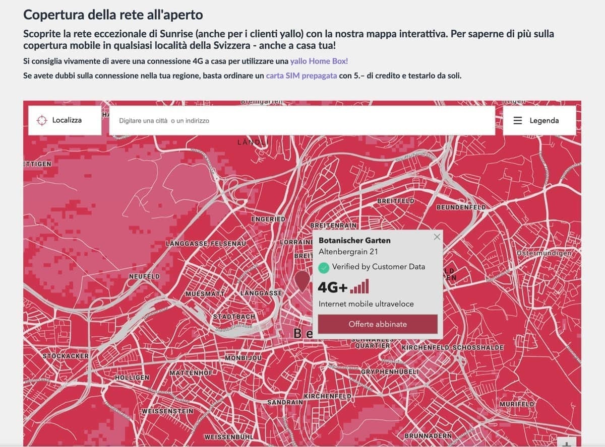 pagina verifica copertura Yallo pagina verifica copertura Yallo