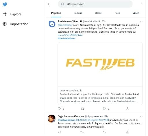 Post con hashtag #fastwebdown Post con hashtag #fastwebdown