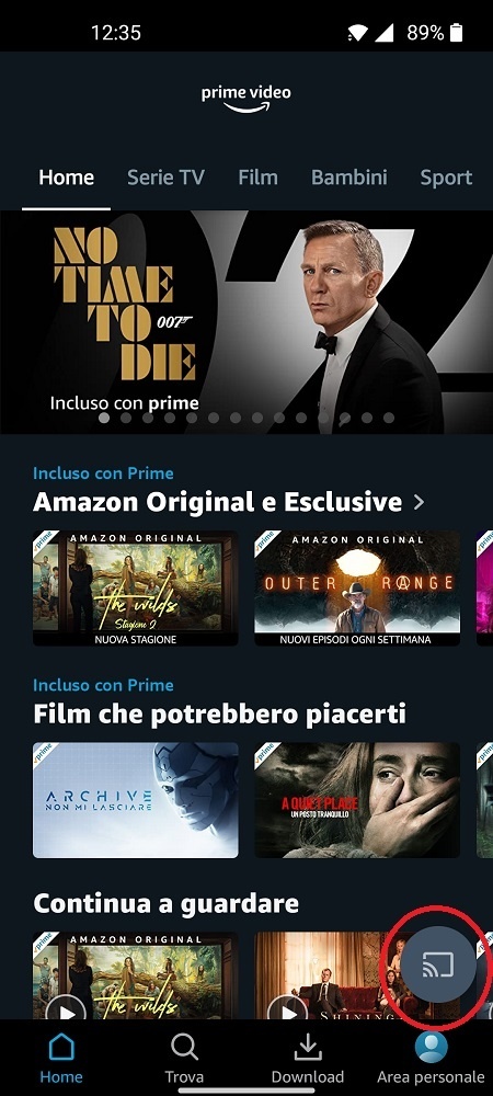 Come collegare Prime Video alla Tv con Chromecast Come collegare Prime Video alla Tv con Chromecast