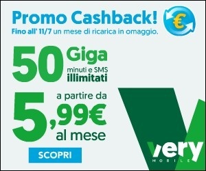 Very Mobile 50 Giga portabilità Very Mobile 50 Giga portabilità