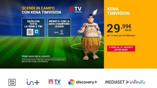 Sei pronto a vedere tutta la Serie A con Kena TIM Vision?