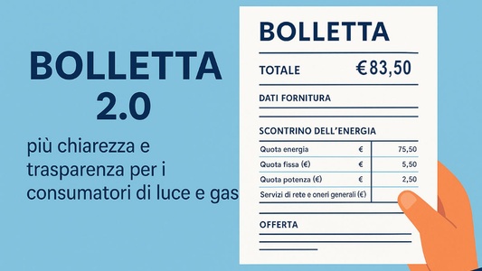 nuova bolletta 2.0 luce gas