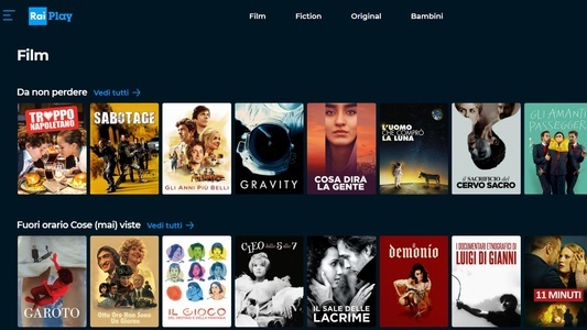 Rai Play i migliori film da vedere gratis
