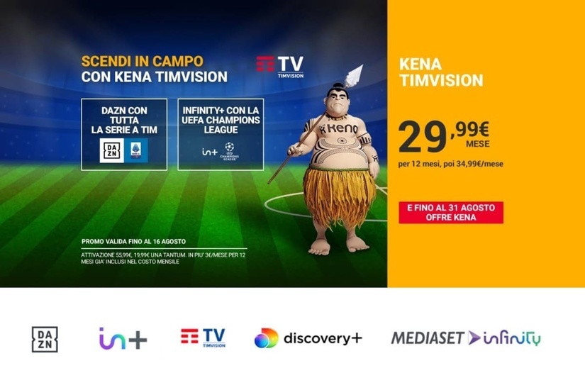 Sei pronto a vedere tutta la Serie A con Kena TIM Vision?