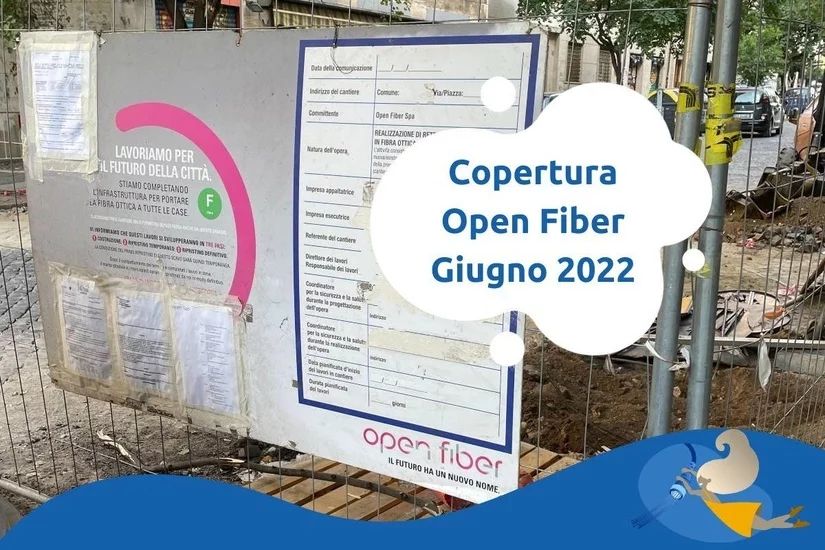 Copertura Open Fiber Giugno 2022