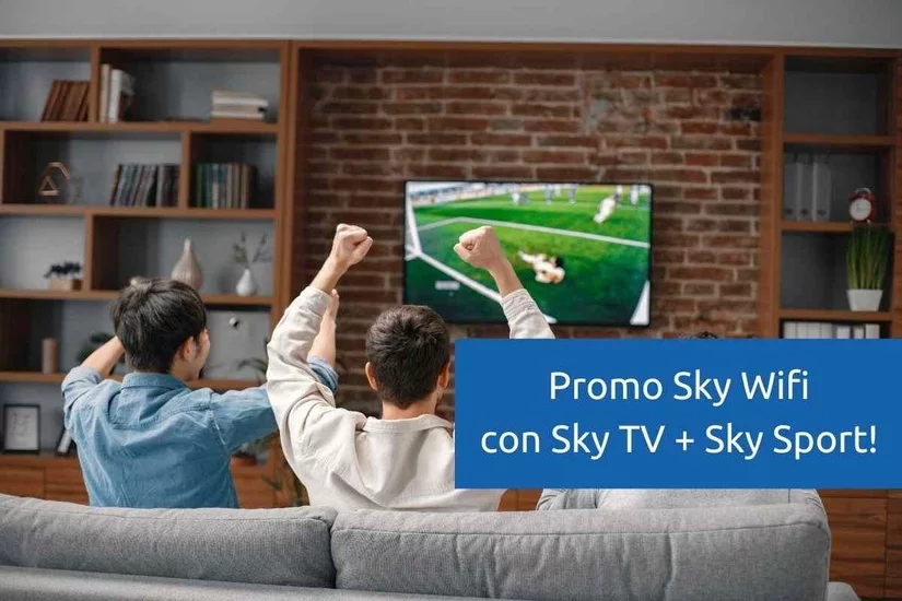 Promo Sky Wifi con Sky TV + Sky Sport