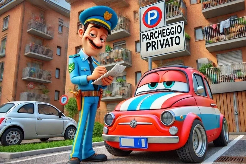Auto parcheggiata senza assicurazione?