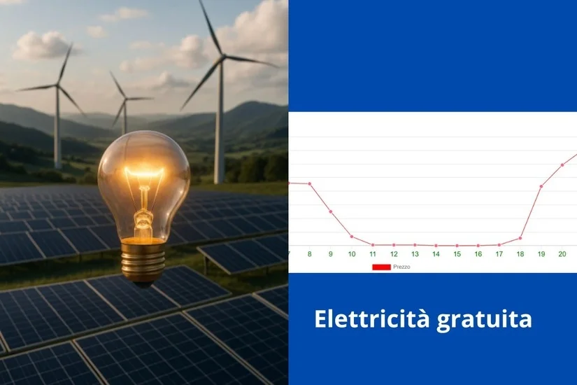 Energia elettrica gratuita in Italia 1° maggio