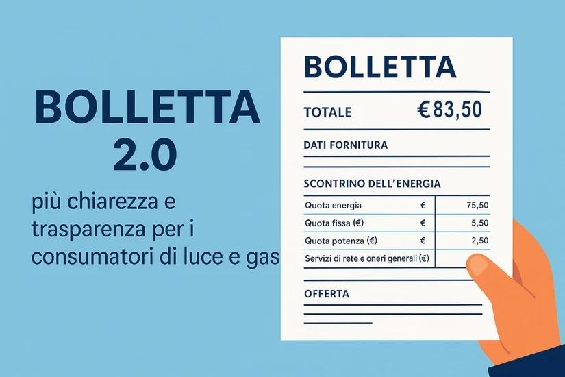 nuova bolletta 2.0 luce gas