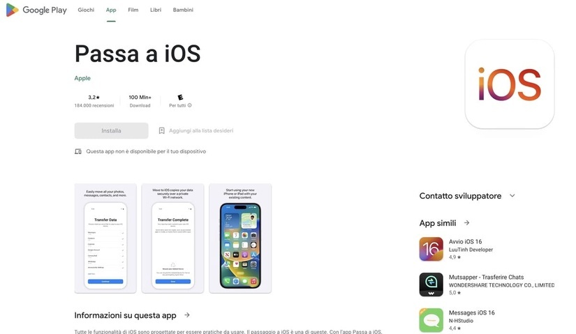 App Passa a iOS App Passa a iOS