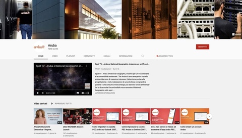 Canale YouTube Aruba Canale YouTube Aruba