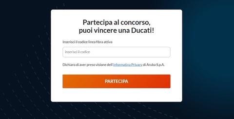 Concorso Aruba Fibra Concorso Aruba Fibra