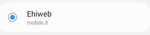 Configurazione APN Ehiweb su Xiaomi Ehiweb Mobile configurazione APN su Xiaomi