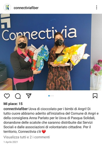 Iniziativa solidale di Connectivia Iniziativa solidale di Connectivia