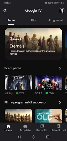 L'App di Google TV L'App di Google TV