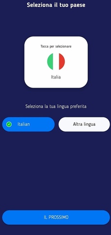 Ecco come appare la prima schermata dell'App Lycamobile Lycamobile App: login e funzionalità