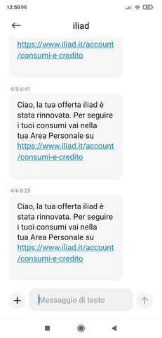 SMS iliad mobile rinnovo mensile SMS iliad mobile rinnovo mensile