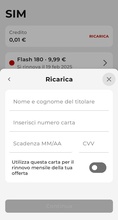 Ricarica Iliad tramite app Ricarica Iliad tramite app