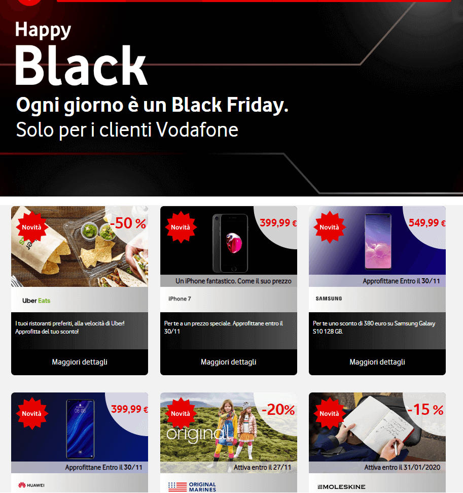 Vodafone Black Friday 2020